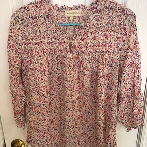 Cynthia Rowley Multicolor Floral Blouse